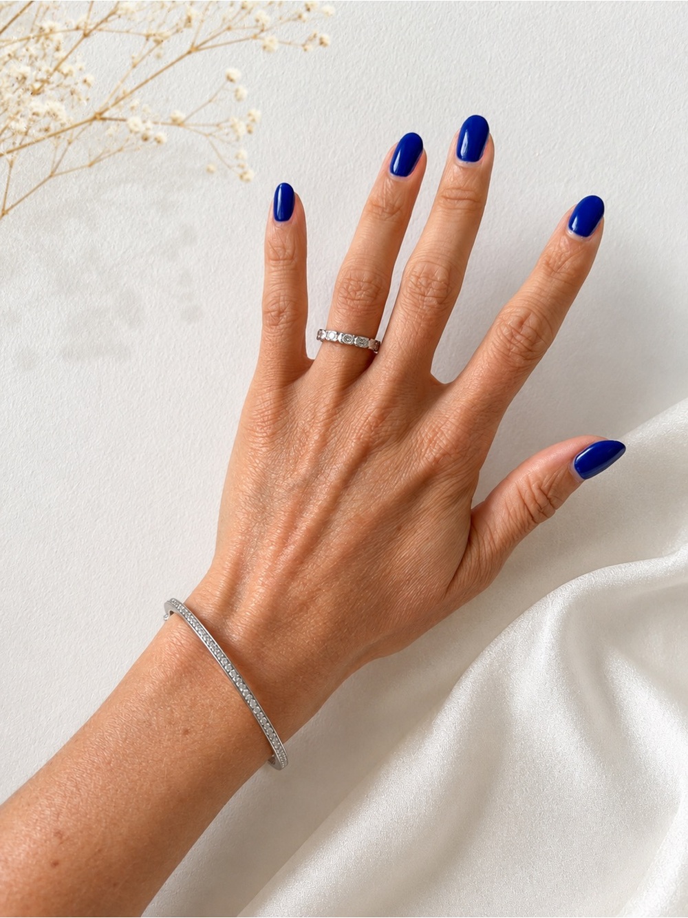 ✨ Elegant 14K Gold-Plated Cubic Zirconia Tennis Bangle ✨